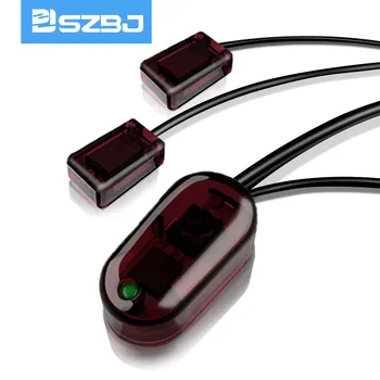 SZBJ U102 USB Adapteris IR Kartotuvas Spindulių Nuotolinio 1 Imtuvas 2 Teršėjai Kontrolės Rinkinys Paslėptas IR Sistemos,