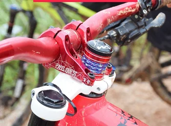 31.8 mm bicicleta Dviračių Kamieninių MTB Kalnų Dviračių DH ENDURO Aheadset Kamieninių CNC Juoda/Violetinė/Žalia/Raudona/Mėlyna Taivano OEM QUEST PASS