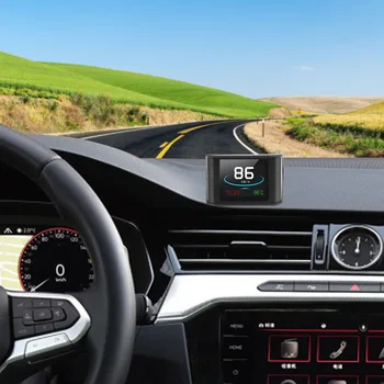 Smart OBD Skaitmeninis Matuoklis HUD P10 Head Up Display Už Automobilio Spidometras Temperatūra RPM Rida Guage