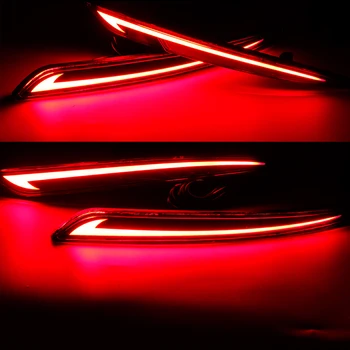 JDM Skysčio Stiliaus LED Bamperio Atšvaito Užpakaliniai Žibintai 2013-iki 