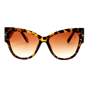 2020 Naujas Mados Prekės ženklo Dizaineris Tom Cat Eye Akiniai nuo saulės Moterims, Negabaritinių Rėmo Derliaus Saulės Akiniai oculos de sol UV400