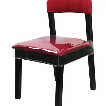 HOMEMAXS 2vnt PVC Kėdės Sėdynės Apima Kėdės Raštas Vandeniui Nuimamas Valgomojo Kėdžių dangose su Reguliuojamu Dirželiu