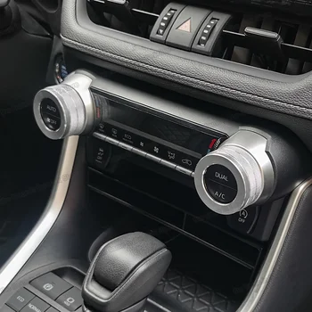 Lsrtw2017 Toyota Rav4 2019 2020 2021 xa50 Automobilių oro kondicionavimo nustatykite rankenėlę žiedas Apdaila Dekoratyvinis Interjero Priedai