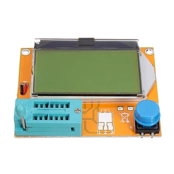 LCR-T4 12864 LCD Grafinis Tranzistorius Testeris Atsparumas Talpą, ESR SCR Matuoklis