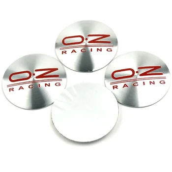4 Vnt 50mm 56mm 65mm OZ Racing logotipu Lydinio ratlankiai Centras Decal Ratlankio Apdailos Ženklelis Aliuminio Automobilių Lipdukas