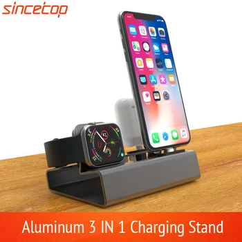 Aliuminio 3in 1 Charging Dock For iPhone 12 Mini Pro 11 XR XsMax 8 7 