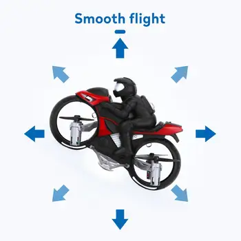 RC Motociklo drone juguetes Sausumos Ir Oro Dual Mode 