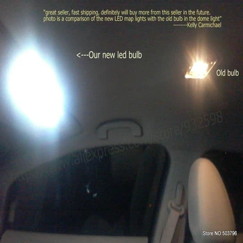 2008 m. Kia Sedona Automobilio Led Vidaus Apšvietimas Auto automobilių Automobilių Led Skaitymo priešrūkiniai žibintai lemputės automobiliams 12pc