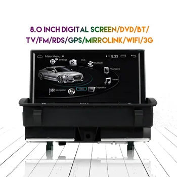 2din Android 9.0 Automobilio DVD Grotuvas GPS Radijo Audi Q3 2011 2012 2013 -2016 Automobilio garso sistemos, Garso ir Vaizdo Multmedia 
