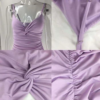 Giyu Seksualus Klubas Šalies Bodycon Suknelė Moterų 2020 M. Vasarą V Kaklo Spageti Dirželis Backless Ilgos Suknelės Elegantiškas, Kietas Ruched Vestidos