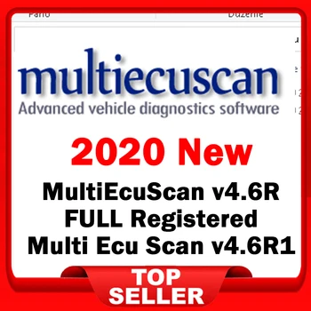 2020 Naujas MultiEcuScan v4.6R VISAS Įregistruotas Kelių Ecu Nuskaitymas v4.6R1