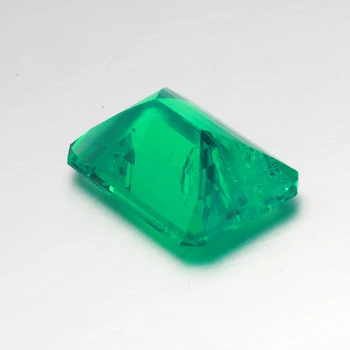 Starszuan žaliosios 8*15 mm geros kokybės prarasti hidroterminės smaragdas iškirpti hidroterminės smaragdas brangakmenio