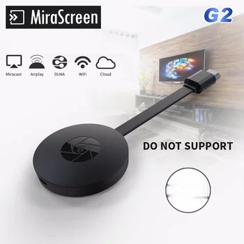 G2 WiFi MiraScreen TV Stick HDMI suderinamus anycast Miracast Airplay, DLNA Ekranas Imtuvo prijungimo įtaisas gali veikti 