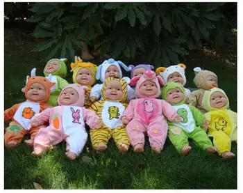 12 Stilių Gyvūnų Zodiako Lėlės Imituojamas Juokas Silikono Kūdikis Reborn Lėles Brinquedos Vaikų Žaislai, Gimtadienio Dovanos kūdikiams