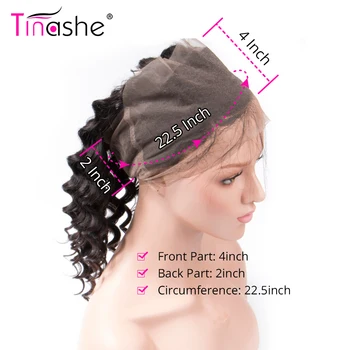 Tinashe Plaukų 360 Nėrinių Priekio Su Ryšulių Remy Human Hair 2 3 Ryšulius Su Priekinės Brazilijos Giliai Banga Ryšulius Su Priekinės