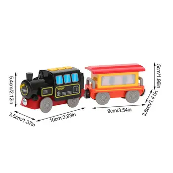 Galingas Elektrinis Lokomotyvas Traukinio Rinkinys, skirtas Medinių Bėgių Geležinkelio Suderinamas Su Pagrindinių Prekės ženklo Vėžės Geležinkelio