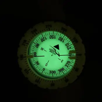 Kompasas 50m žiūrėti subalansuotas vandeniui kompasas povandeninio nardymo šviesos scuba kompasas kompasas kompasas A6V5