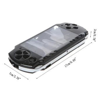 Pakeitimo Pilnas Korpusas su Lukštais Atveju Mygtuką Kit For Sony PSP 2000 Konsole Nauja