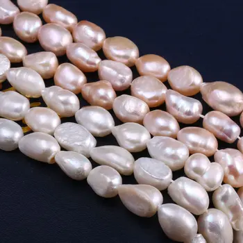 Natūralus perlas Zawalcowany netaisyklingos formos Gėlavandeniai Perlai, Karoliukai, Papuošalai Priėmimo 