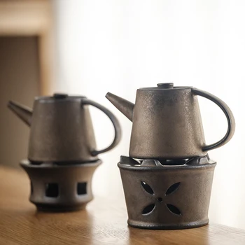 LUWU bronzos keramikos arbatos gaisro viryklė derliaus arbata šilumos šildytuvus arbatos priedai