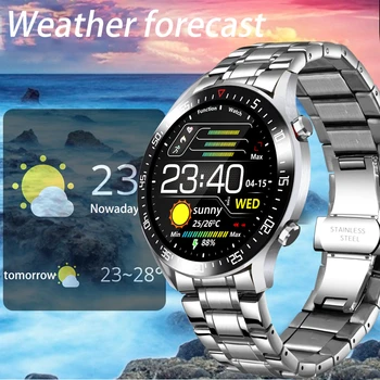 LIGE Smart Watch Vyrų smartwatch LED Visiškai Jutiklinis Ekranas, 