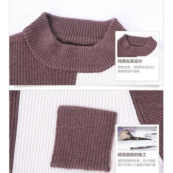 Vaikų drabužiai Kašmyro megztinis mergaitėms Šiltų Megztinių vilnos marškinėliai vaikams žiemos striukė 2-13T berniukai vilnonių pavasario mezgimo viršų