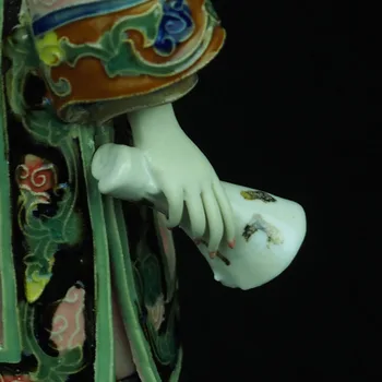 Liaudies Meno Porceliano, Keramikos, Tradicinės Kinų Fair Lady Statulėlės Surinkimo Ryškus ir Elegantiškas Amatų Dovanų SYX023