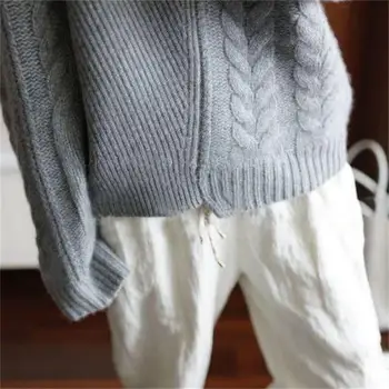 Gejas Ainyu 2020Autumn Žiemos golfo megztinis Moterų megztinis Tirštėti Prarasti Kašmyro megztinis moterų megztinis moterims, mezgimo
