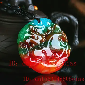 1pc Natūralių Spalvų Hetian Jade Akmuo Dragon Pakabukas Kinijos Žadeito Papuošalų, Žavesio Reiki Pixiu Amuletas Ranka Raižyti Dovanos Moterims