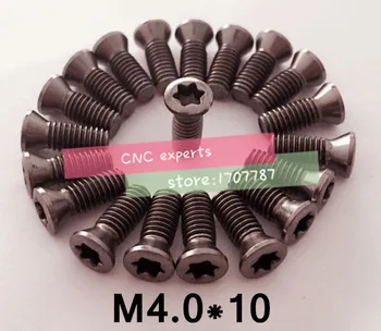 50pcs M4.0*10mm CNC tekinimo staklių įrankių atsarginės varžtai Torx sraigtais