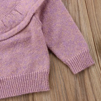 Naujagimiams, Vaikams, Kūdikiams, Kūdikių Mergaitės Megztinis Pynimas Šiltos Žiemos Megztinis (Puloveris) Viršūnių Dydis 0-3T