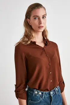 Trendyol Lašišos Basic Marškinėliai TWOSS19ST0226