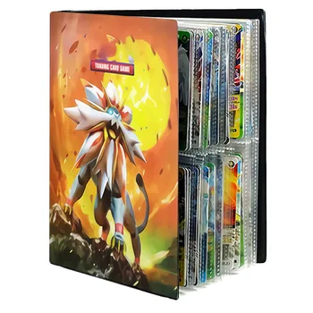 TAKARA TOMY 240Pcs Animacinių filmų Pokemon Žaidimas Kortelės Albumą Kolekcijos Knygos Savininko Albumą Rišiklio Katalogą Viršaus Pakraunama Sąrašą Žaislas Dovana Vaikas