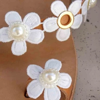 Moterų Sandalai Čekijos Vasaros Stiliaus Bateliai Moterims Butas Sandalai Beach Batai 2021 Gėlės Fifo Plius Dydis Chaussures Femme