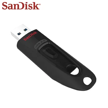 SanDisk USB 3.0 Flash Drive, 256 GB Pen Ratai 128 GB Memory Stick 64GB Pendrive 16GB 32GB USB Raktas Perskaityti Greitis Iki 100M/s, U Disko