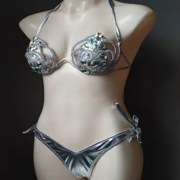 2020 venera atostogų seksualus tuščiaviduriai iš deimantų bikini komplektas mozaikos push up bling akmenys, maudymosi kostiumėliai, subrendusių moterų maudymosi kostiumėlį, maudymosi kostiumą