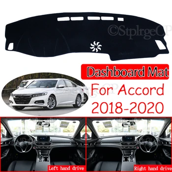 Honda Accord 10 2018 2019 2020 Anti-Slip Anti-uv prietaisų Skydelio Kilimėlis Padengti Trinkelėmis skėtį nuo saulės Dashmat Apsaugoti Kilimų Brūkšnys Priedai