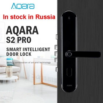 Aqara S2 Pro Smart Protingas Durų Užrakinimo Slaptažodžio pirštų Atspaudų Raktas Atrakinti APP Realiuoju Laiku Stebėti Privatumo Užrakinti Namų Prietaisas