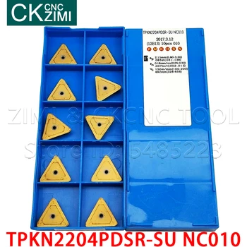 TPKN2204PDSR-SU NC010 karbido įdėklai frezavimo įdėklai pjovimo įrankiai tekinimo peilis CNC Pjovimo įrankiai Tekinimo Įrankiai, TPKN 2204 PDSR
