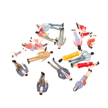 25pcs 1:25 G O Masto Miniatiūriniai Žmonės Modelis Figūrėlės Modelis Traukinio 