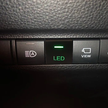 Automobilio LED Jungiklio Mygtuką 