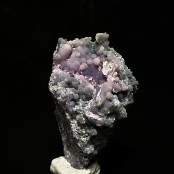 Gamtos Purpurinis Agatas Mineralinių Kristalų Pavyzdžių Forma Indonezija A3-1