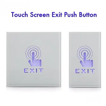 IP55 Vandeniui Wall Mount Touch Sensorius Jungiklis Buttion Su LED Gerai Dirbti Tamsoje NC NO COM Durų įeigos Kontrolės sistema