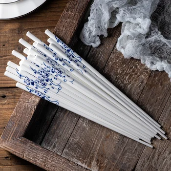 10 porų/daug Kinų mėlynos ir baltos underglaze keramikos lazdelės lengva valyti sveikatos ir įvairių gėlių