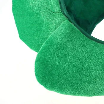 St. Patrick 's Day Keturių Lapų Dobilų Skrybėlę Shamrock Aksomo Skrybėlę Karnavalas Skrybėlę Cap-St. Patrick' s Day Papuošalai