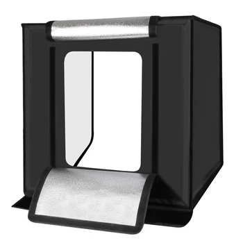 40x40cm Nešiojamas Foto Studijos Apšvietimas Mini softbox švieslentę Pritemdomi Led light Box Fotografijos Fonas Fotografavimo Palapinė Kit UK