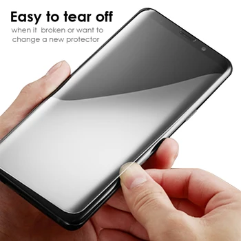 Akcoo S8 Screen Protector su Skystųjų UV Visą Klijai Stiklo Protector for Samsung Galaxy S8 S9 Plus grūdintas visiškai padengti stiklo plėvelės