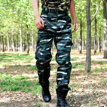 Kišenėje Karinis Stilius Laisvas Kamufliažas Krovinių Kelnės Vyrams Ore Džinsai Kelnių Vyrų Atsitiktinis SWAT Kovos Kelnės
