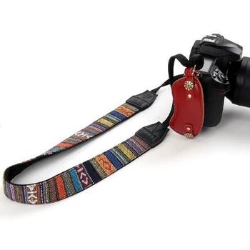 Kamera Pečių, Kaklo Dirželis Vintage Stiliaus Drobės Kamera, Pečių, Kaklo Dirželis Diržas Nikon Canon Sony VEIDRODINIŲ Camerabelt