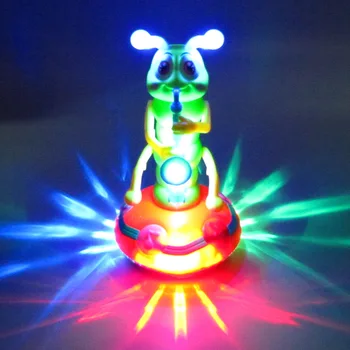 Kawaii Elektros Šokių Caterpillar Su Led Šviesos Muzika, Šviesos Gyvūnų Žaislai Vaikams Interaktyvus Žaidimas Gimtadienio Dovana Vaikams